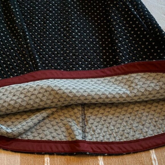 Lands' End Textured Dress - Black and White - Size S (6-8) - Picture 7 of 9